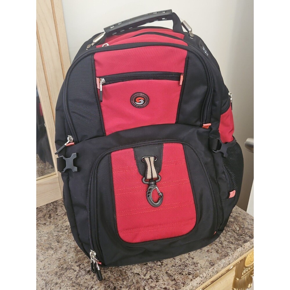 Shrradoo Extra Large 50L Travel Laptop Backpack w/ USB Charging Ports Works